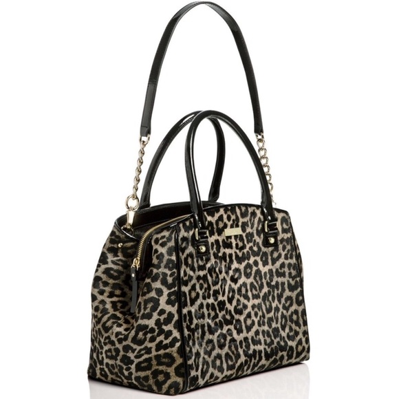 kate spade Handbags - 🆕 Kate Spade NY Chateau Hills Sloan, Grey Leopard